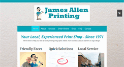 Desktop Screenshot of jamesallenprinting.com
