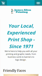 Mobile Screenshot of jamesallenprinting.com
